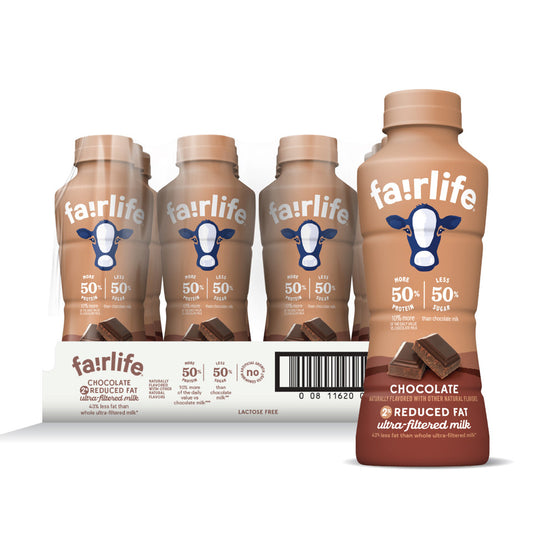 2% Reduced Fat Ultra-filtered Milk Chocolate, 14 fl oz. Pack of 12 (Lactose free)