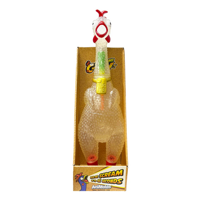 Animolds Squeeze Me Chicken Hug Me Giant Clear 27.5"