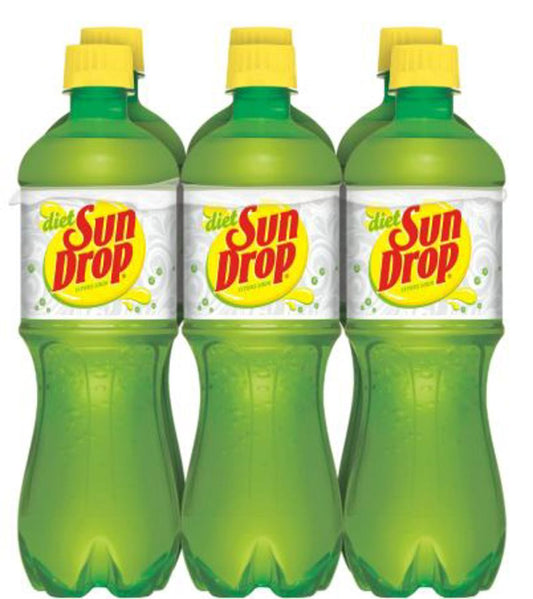 Sun Drop Diet 16.9 Oz Bottles (6pkx4)