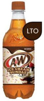 A&W Cream Sundae 20 Oz Bottles (Pack Of 24)