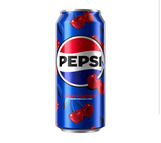 Pepsi Wild Cherry Can 16oz