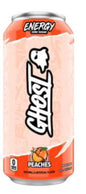 Ghost Peaches 16 Oz Energy Cans (Pack Of 12)