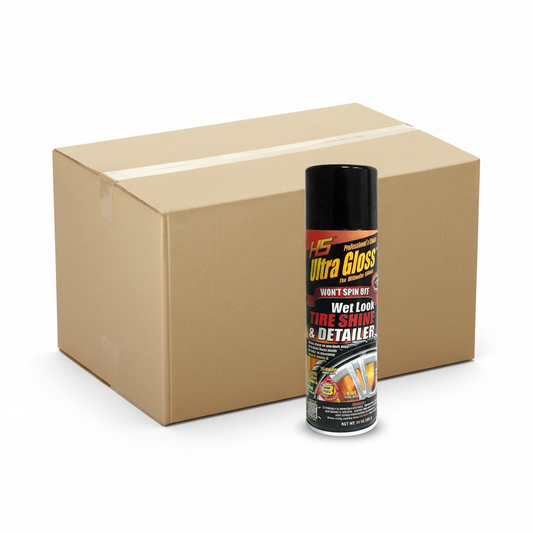 Hs Ultra Gloss Tire Shine & Detailer Aerosol 10 OZ. Case 12