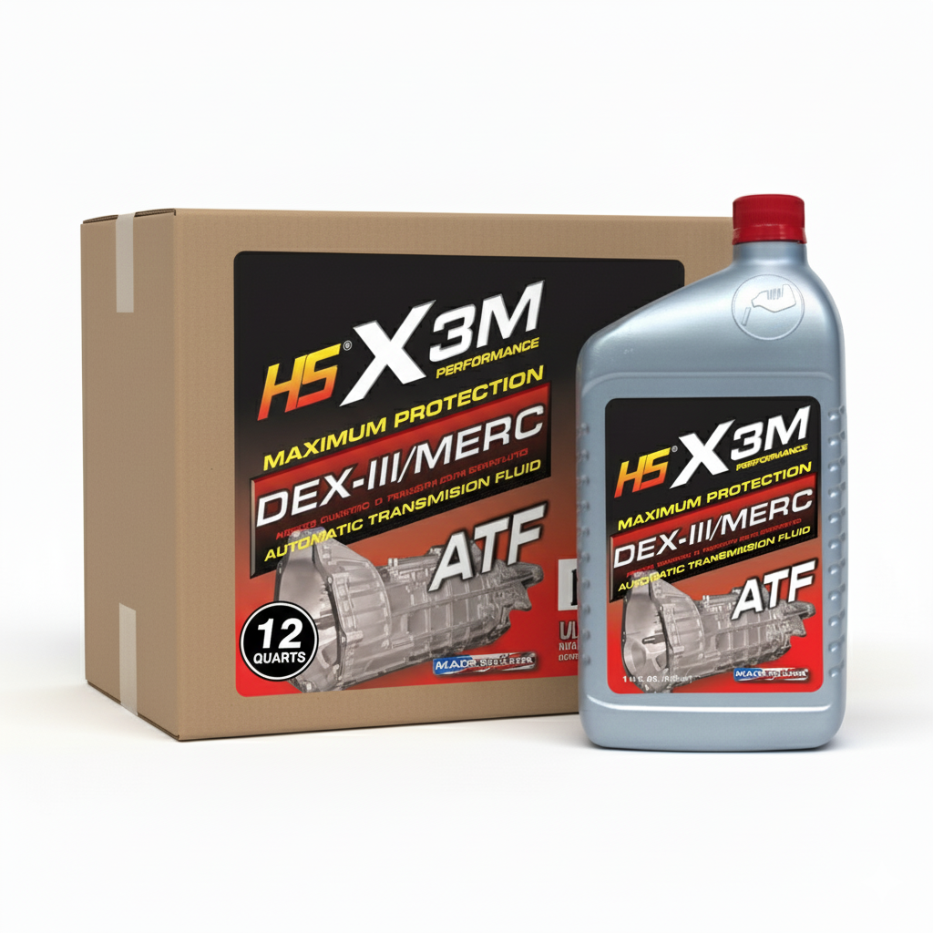 X3M AutomaticTransmission Fluid Dex III/Merc 1 Qt. Case 12