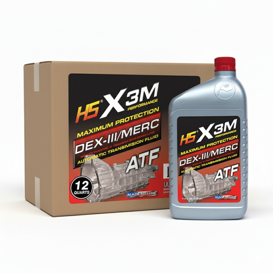 X3M AutomaticTransmission Fluid Dex III/Merc 1 Qt. Case 12