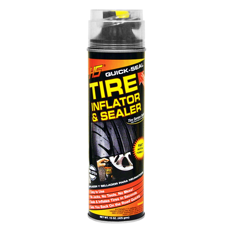 Hs Tire Inflator & Sealer Aerosol Can 15 Oz.