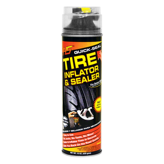 Hs Tire Inflator & Sealer Aerosol Can 15 Oz.