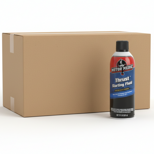 Motor Medic Thrust Starting Fluid 11 Oz. Case 12