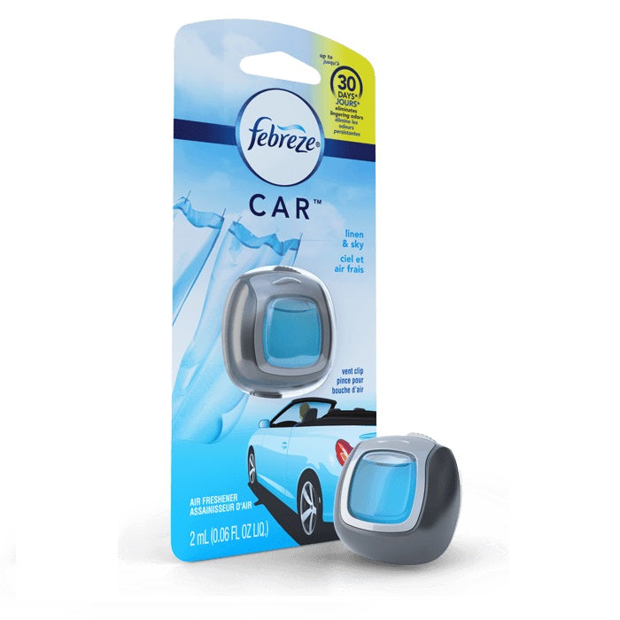 Febreze Linen & Sky Vent Clip Air Freshener 1Pk 0.06 Oz.