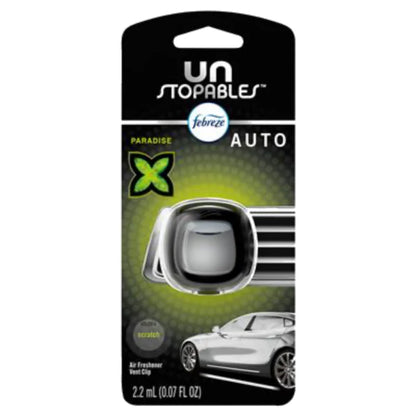 Febreze Paradise Car Vent Clip Air Freshener 1Pk 0.06 Oz.