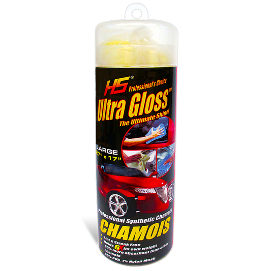 Hs Ultra Gloss N/A Cleaning Tools Synthetic Chamois 27"X17" Yellow