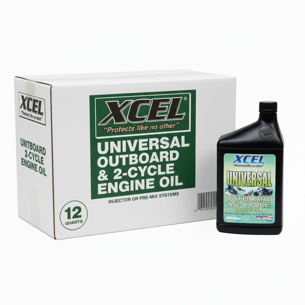 Xcel Motor Oil Universal 1 Qt. Outboard 2 Cycle Case of 12