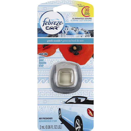 Febreze Greek Seaside Vent Clip Air Freshener 1Pk 0.06 Oz.