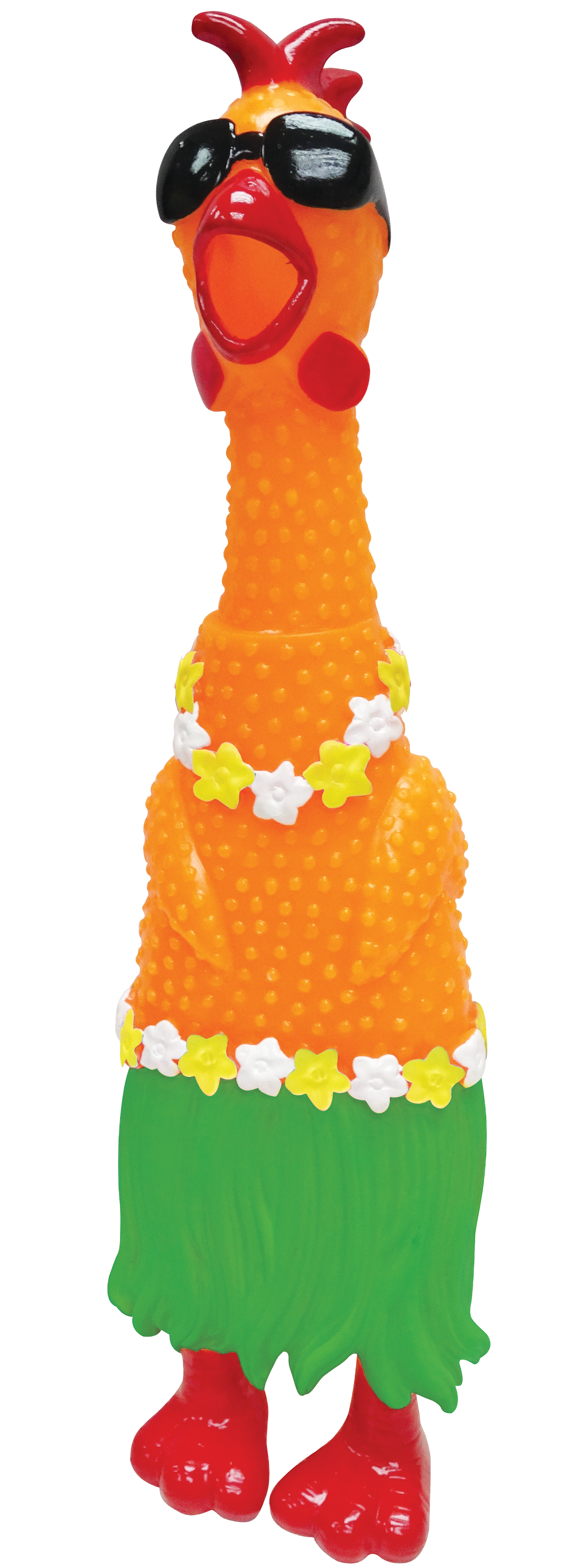 Animolds Squeeze Me Chicken Aloha  12.5"