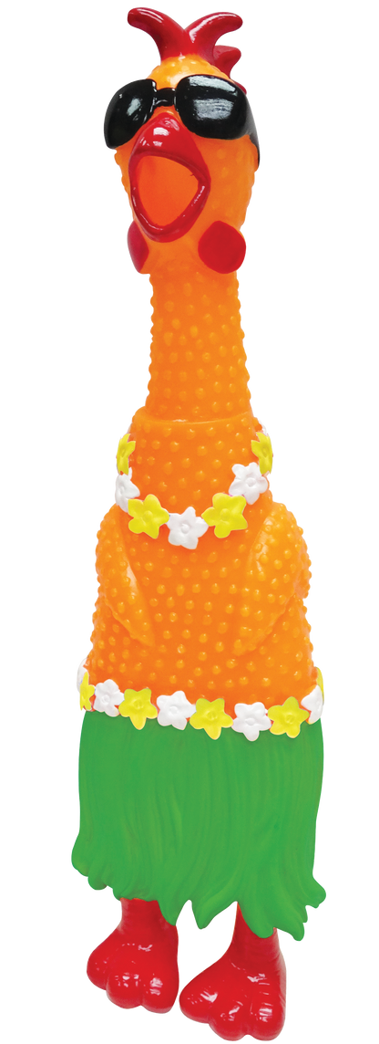 Animolds Squeeze Me Chicken Aloha  12.5"