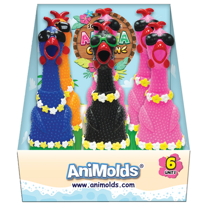Animolds Squeeze Me Chicken Aloha  12.5"