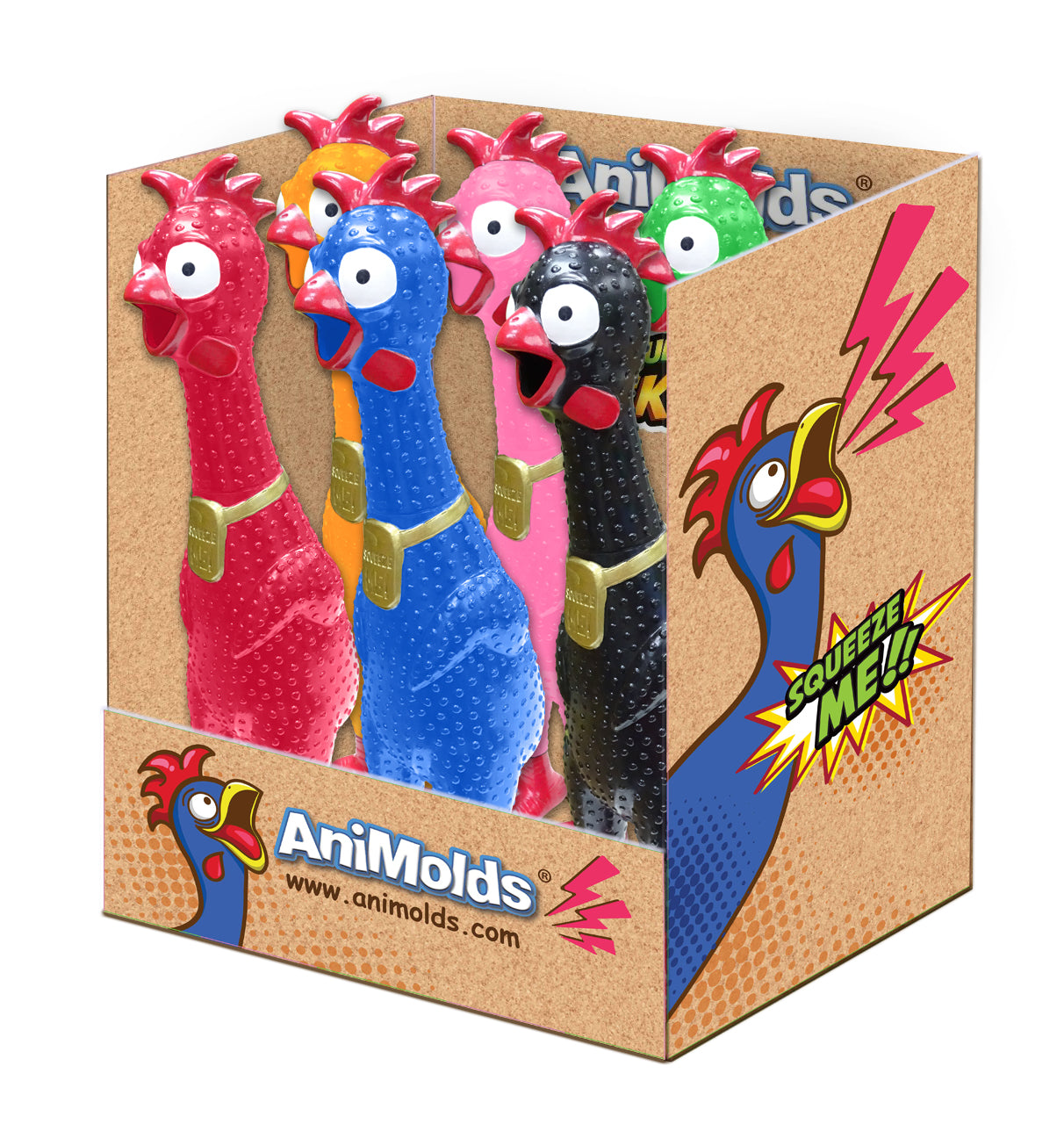 Animolds Squeeze Me Chicken 12.5"