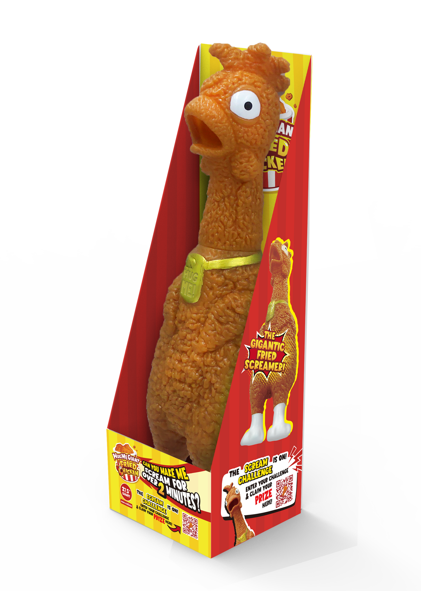 Animolds Squeeze Me Chicken Hug Me Giant Fried 27.5"