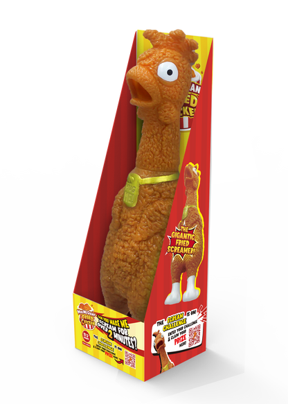 Animolds Squeeze Me Chicken Hug Me Giant Fried 27.5"