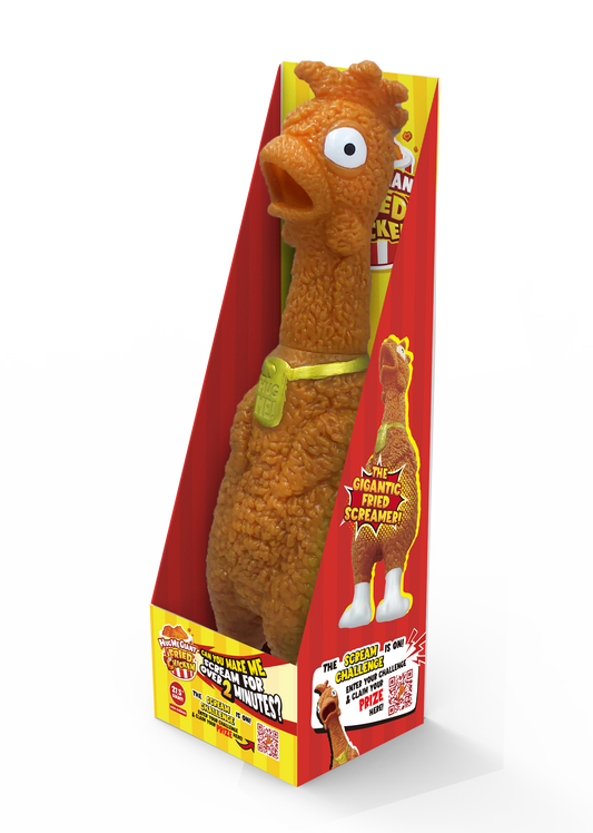 Animolds Squeeze Me Chicken Hug Me Giant Fried 27.5"