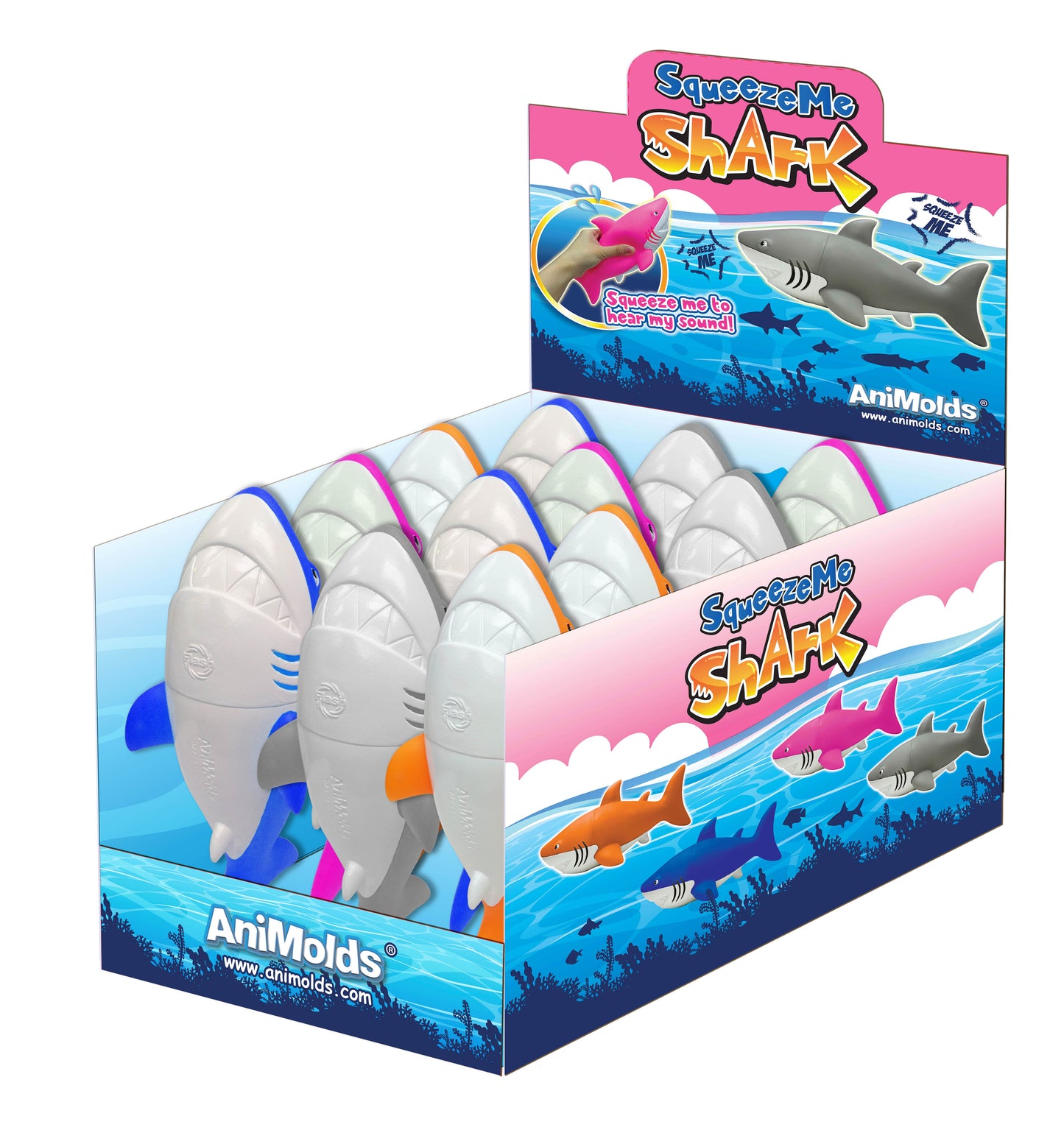 Animolds Squeeze SHARK 8"