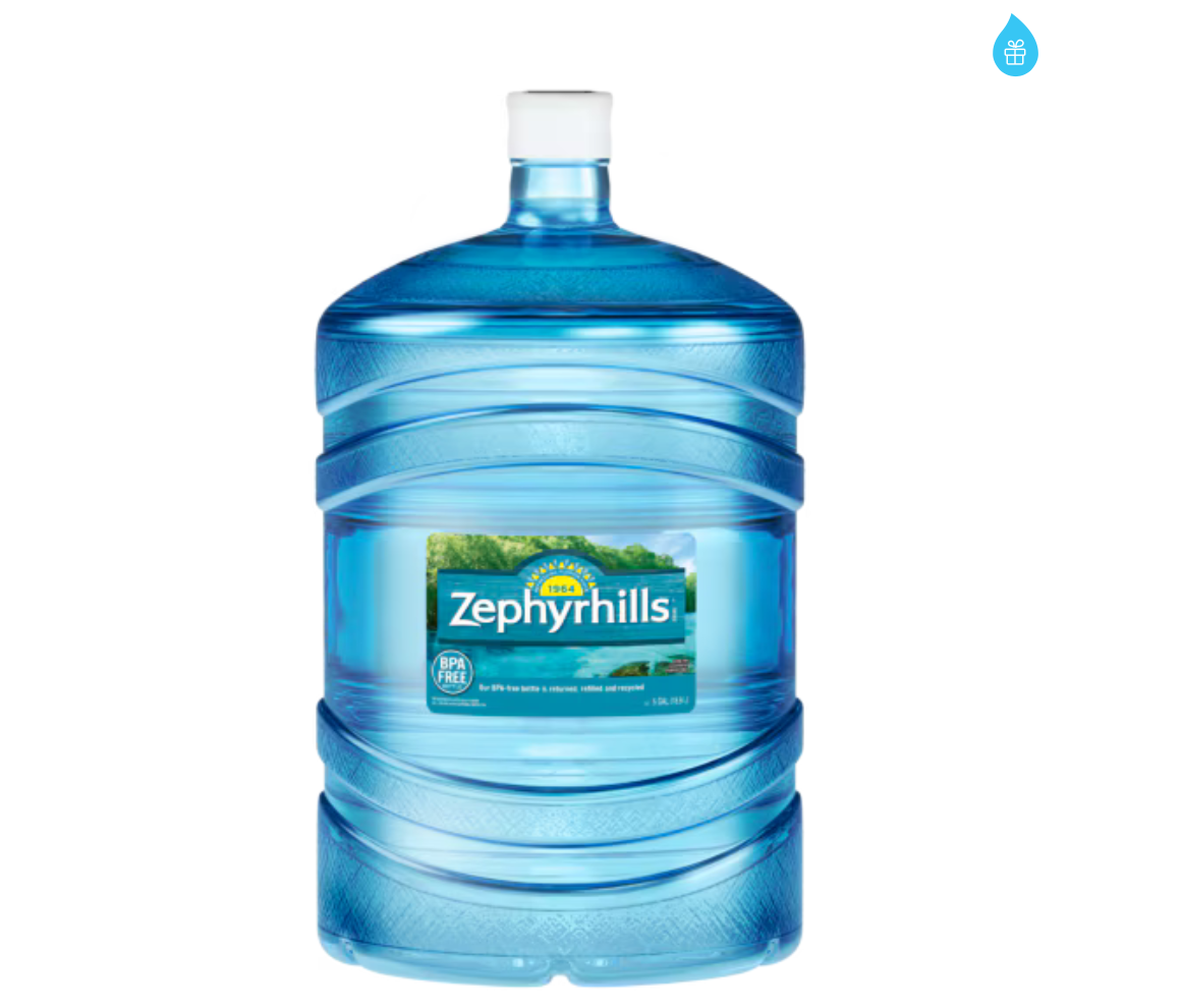 Zephyrhill Florida Spring Water 5gal