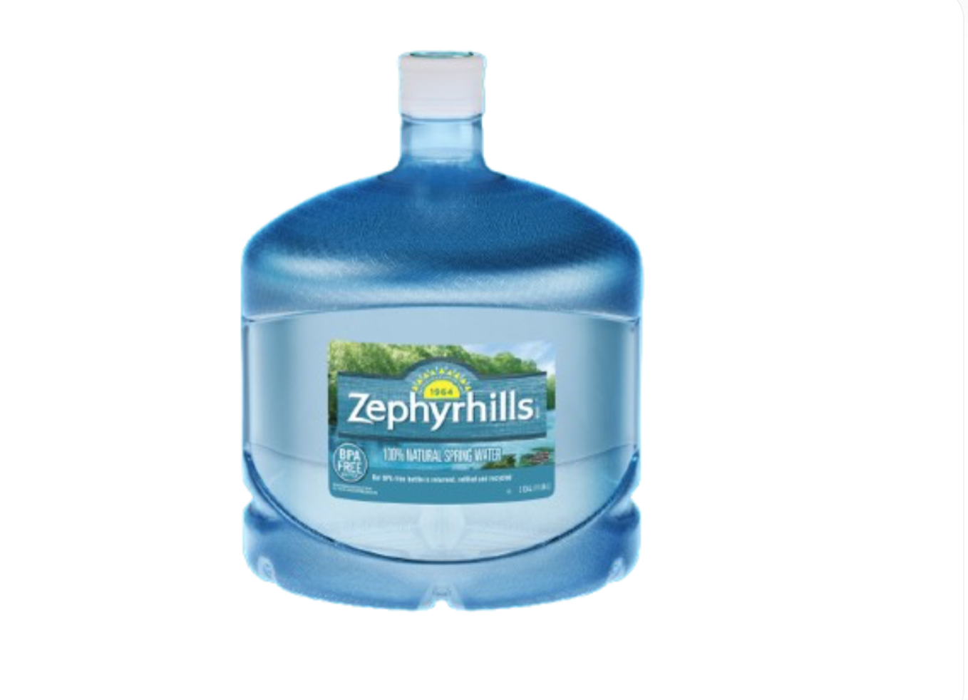 Zephyrhill Florida Spring Water 3gal