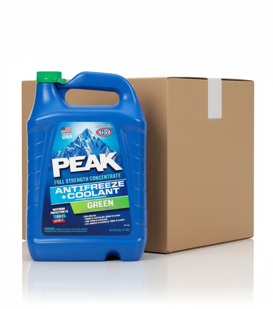 Peak Ready Use 50/50 Engine Antifreeze 6 Gal Green Case of 6