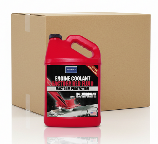 Antifreeze Factory Red Radiator 1 Gal Rudson Lubrikool Cse of 6