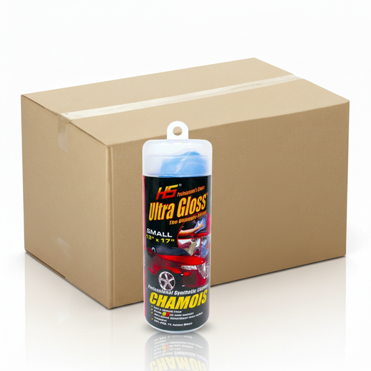 Hs Ultra Gloss N/A Cleaning Tools Synthetic Chamois 13"X17" Blue Case of 12