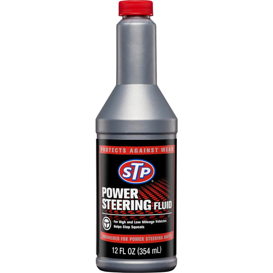 STP High Mileage Power Steering Fluid & Stop Leak