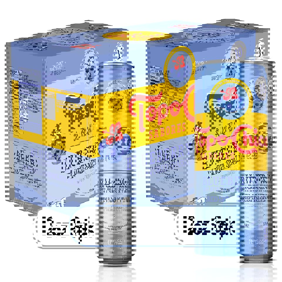 Topo Chico Blueberry Bottle 12oz Pack of 08