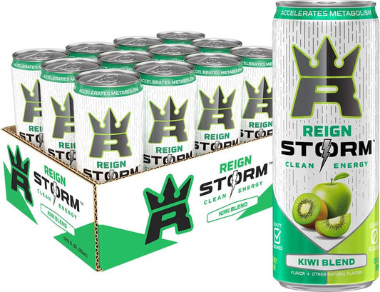 Reign Storm, Kiwi Blend, 12 oz. Cans Pack of 12