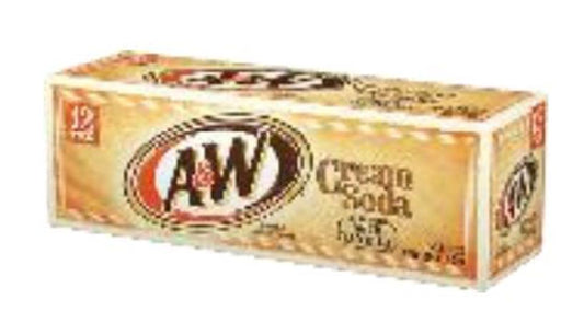 A&W Cream Soda 12 Oz Cans (12pkx2)