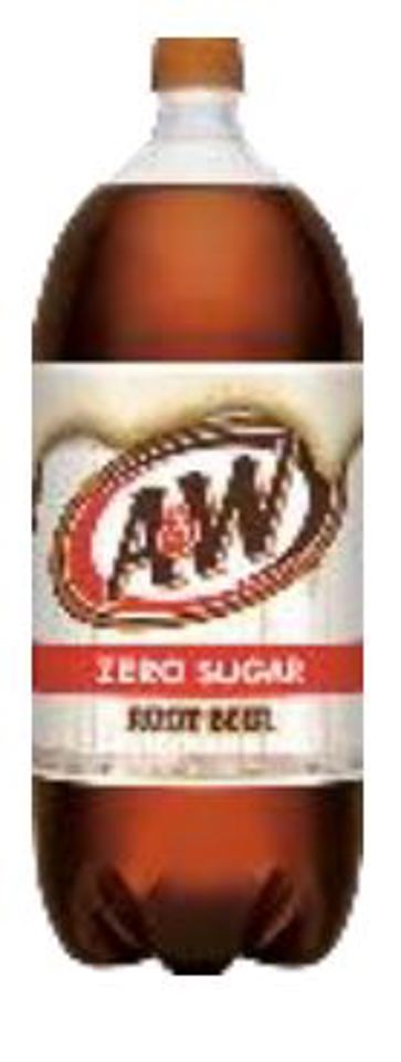 A&W Root Beer Zero Sugar 2L Bottles (Pack Of 8)