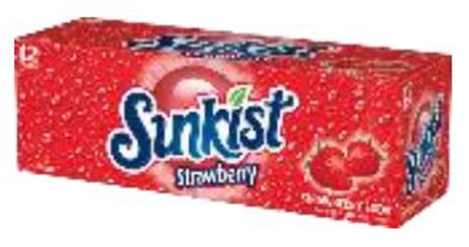 Sunkist Strawberry 12 Oz Cans (12pkx2)