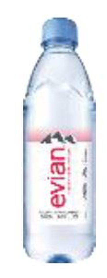 Evian Natural 500 ML Spring Water Bottles (Pack Of 24)