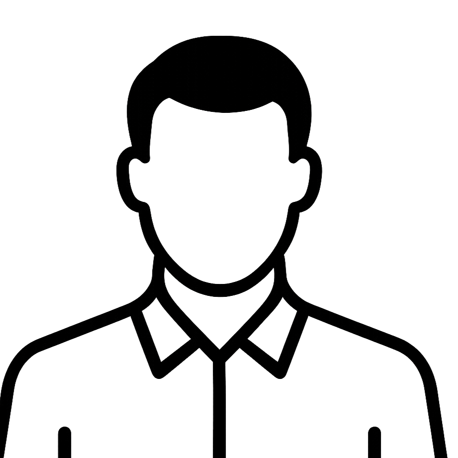 black lines and fill the hair with black