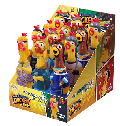 Animolds Squeeze Me Chicken Stars  9.8"