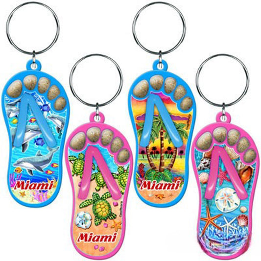 KeyChains Miami Acrylic Sand