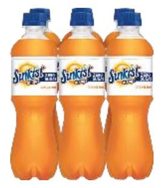 Sunkist SK Orange Zero Sugar 16.9 Oz Bottles (6pkx4)