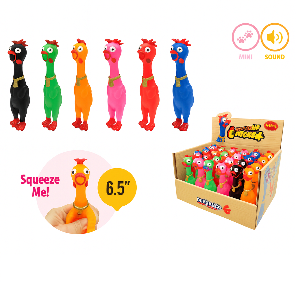 Animolds Squeeze Me Chicken Mini 6.5"