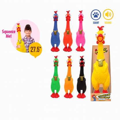 Animolds Squeeze Me Chicken Hug Me Giant 27.5"