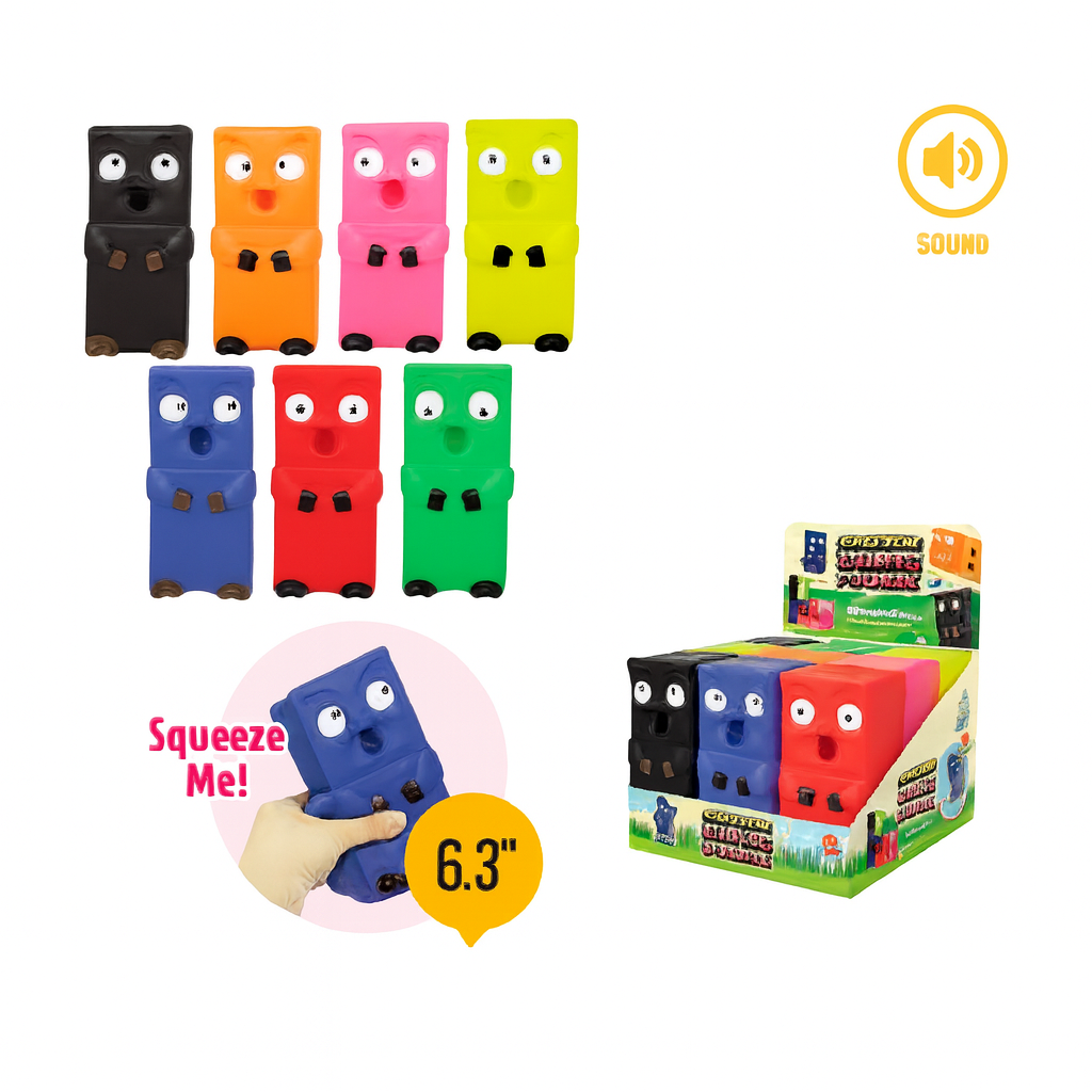 Animolds Squeeze Me Piggie Cubic Piggie 6.3"