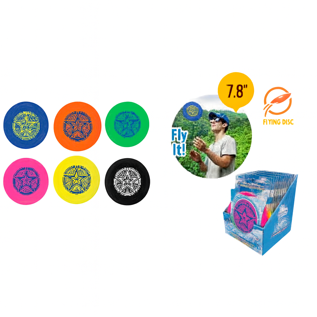 StarRunner Foldable Silicone Flying Disc 12 pc