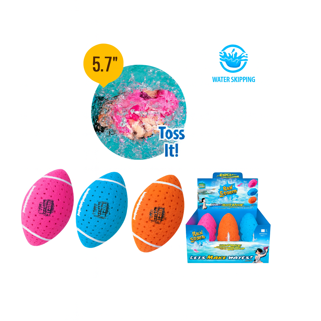 Rainstorm American Football  5.7"