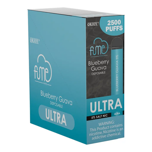 Fume Ultra Blueberry Guava 2500 Puffs Disp Vape  5%