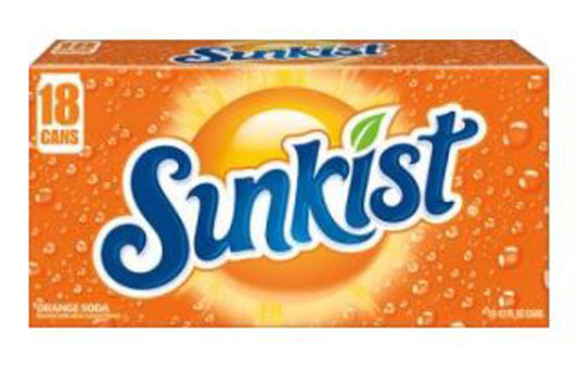Sunkist SK Orange 12 Oz Cans Pack Of 18