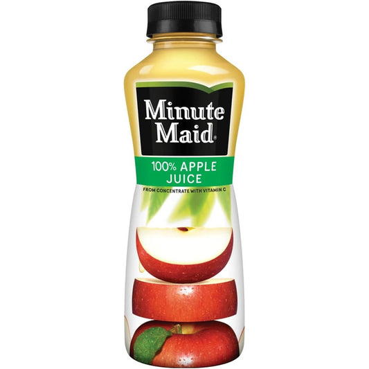 Minute Maid Apple Juice, 12 oz. Bottles, Pack of 24