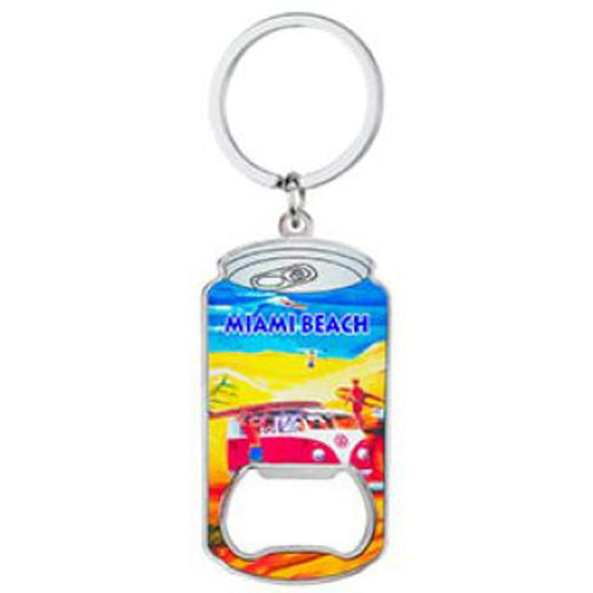 KeyChains South Beach Miami Van Bottle Opener